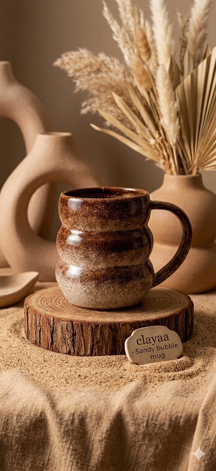 Sandy bubbles mug
