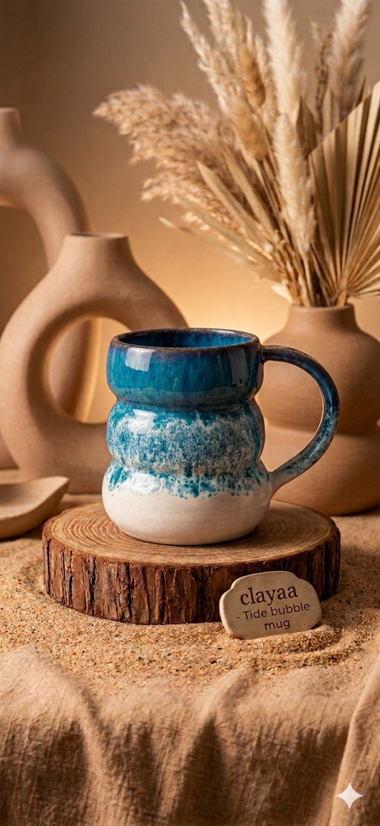 Tide bubbles mug